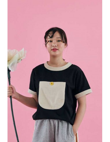 Pocket T-shirts(black) F