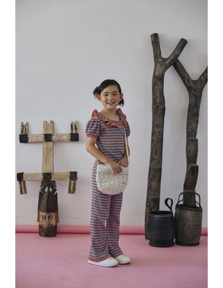 Misha tops(orange border)