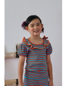 Misha tops(orange border)