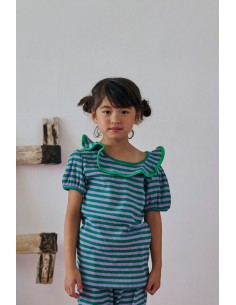 Misha tops(green border)