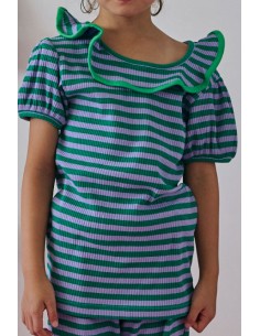 Misha tops(green border)F 2