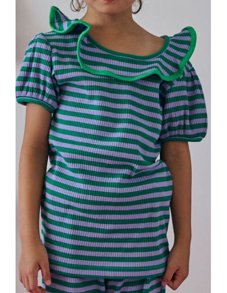 Misha tops(green border)F