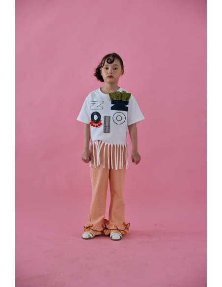 Frill pants (flamingo)