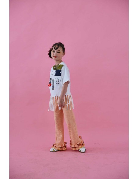 Frill pants (flamingo)