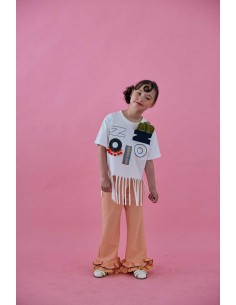 Frill pants (flamingo)