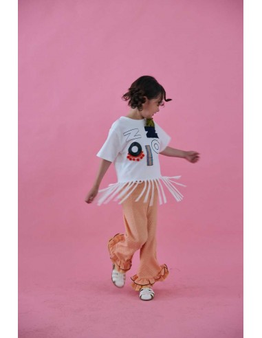 Frill pants (flamingo)