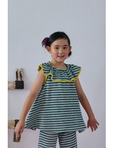 Hinata tops(mos green motif)