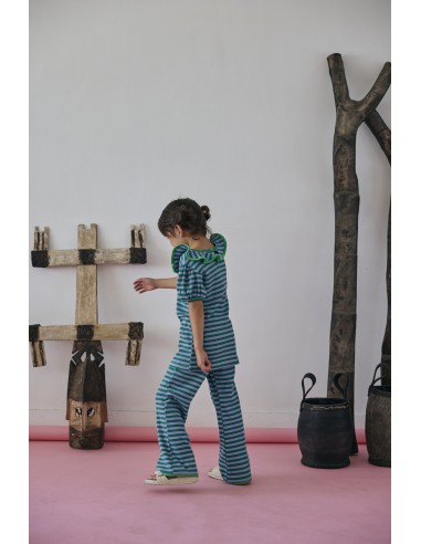 Chop pants(green border)