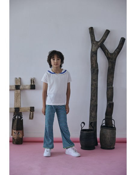 Chop pants(green border)