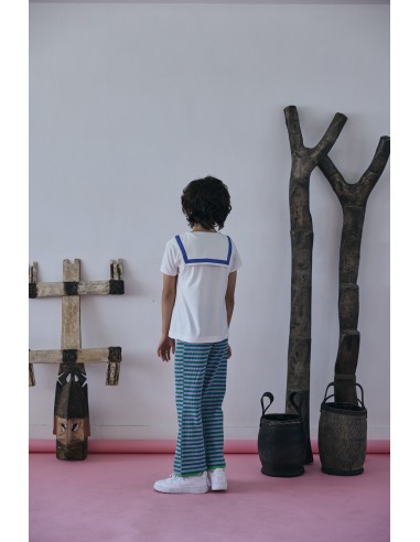 Chop pants(green border)