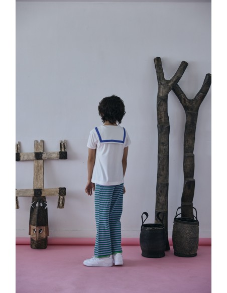 Chop pants(green border)