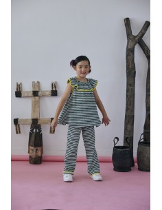 Chop pants(mos green motif) 2