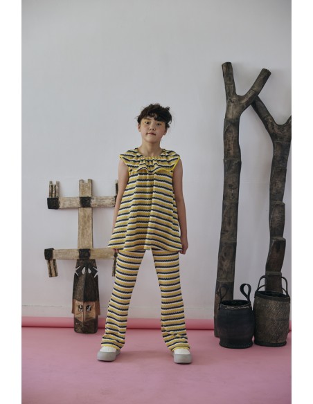 Chop pants(yellow motif)