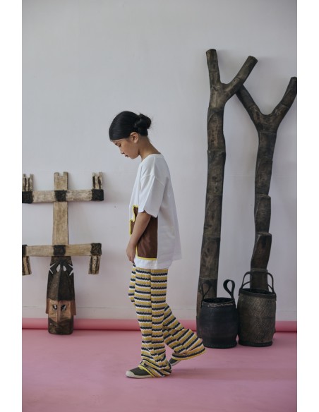 Chop pants(yellow motif)