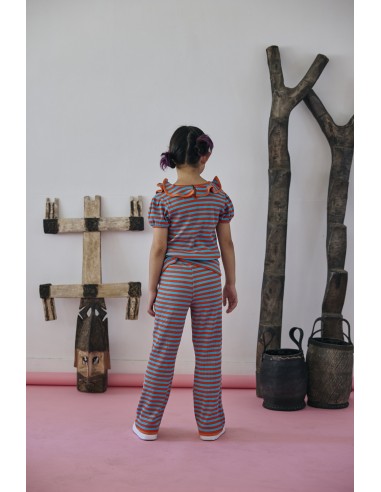 Chop pants(orange border)