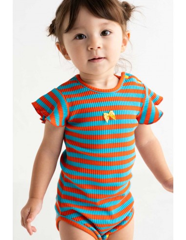 Frill summer body (orange boder)