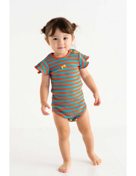 Frill summer body (orange boder)