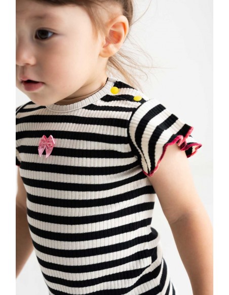 Frill summer body (black boder)