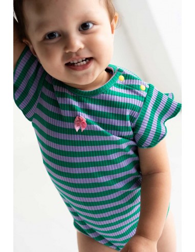 Frill summer body (green boder)