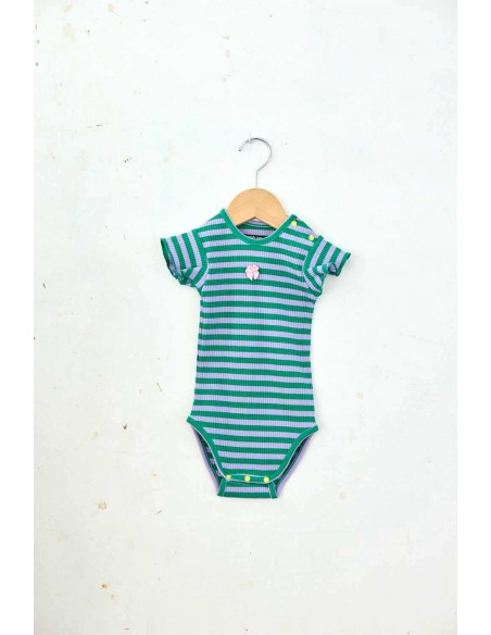 Frill summer body (green boder)