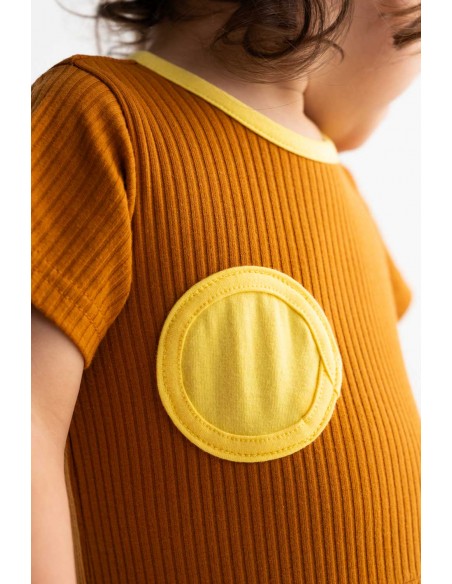 Dots baby body(camel)