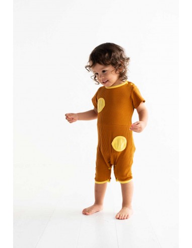 Dots baby body(camel)
