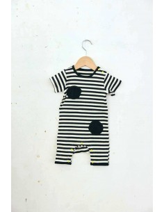 Dots baby body(black boder) 2