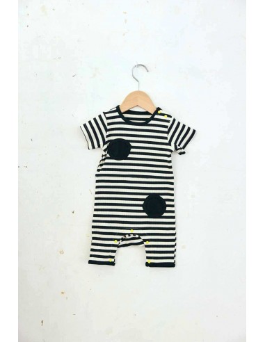 Dots baby body(black boder)
