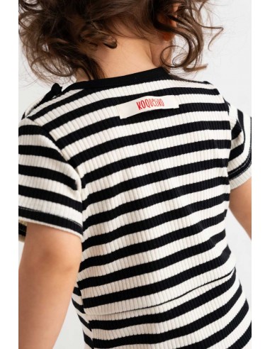 Dots baby body(black boder)