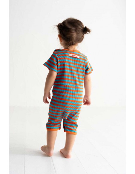 Dots baby body(orange boder)