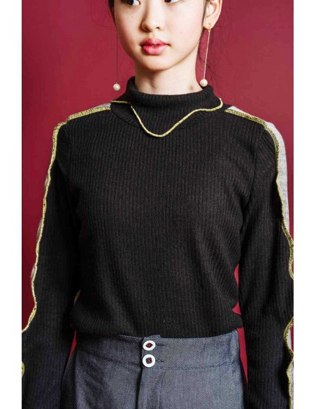 Wave tops (black)