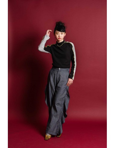 Wave tops (black) F