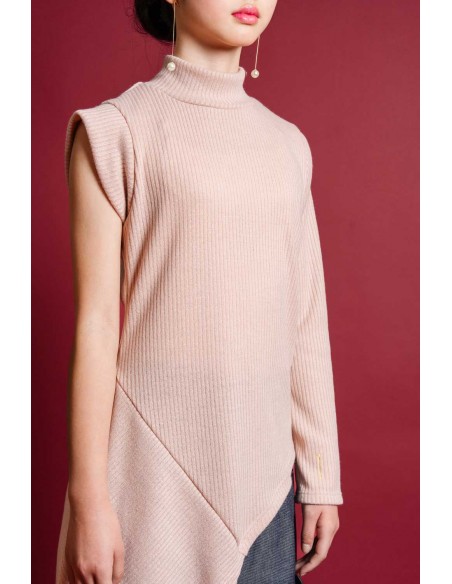 Figaro tops (mos pink)