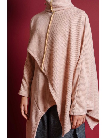 Figaro cape (mos pink)