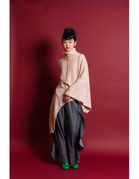 Figaro cape (mos pink)