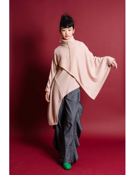 Figaro cape (mos pink)
