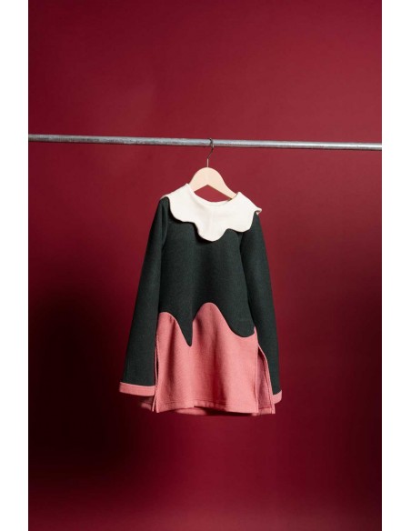 Tsubasa tops(d.green x pink)