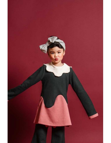 Tsubasa tops(d.green x pink)
