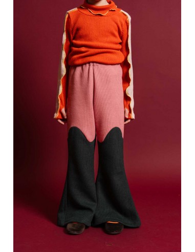 Angel pants(d.green x pink)