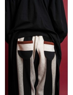 Stripe pants(black stripe)