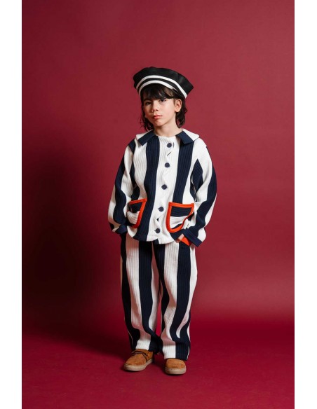 copy of Stripe pants(black stripe)