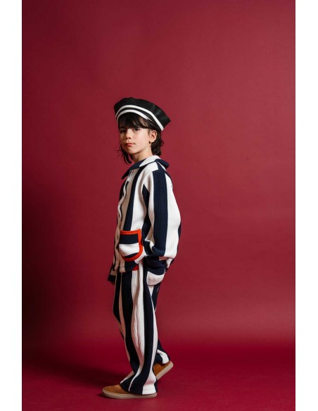 copy of Stripe pants(black stripe)