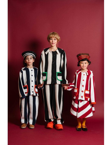copy of Stripe pants(black stripe)