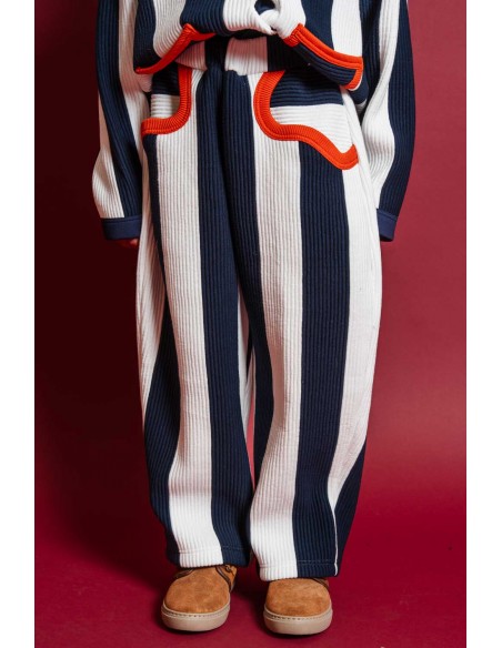 copy of Stripe pants(black stripe)