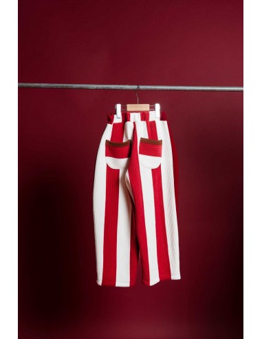 Stripe pants(red stripe)