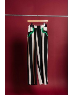 Stripe pants(black stripe)F 2