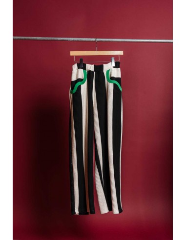 Stripe pants(black stripe)F