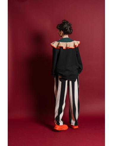 Stripe pants(black stripe)F