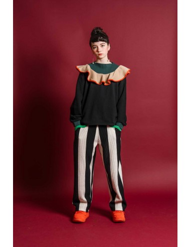 Stripe pants(black stripe)F